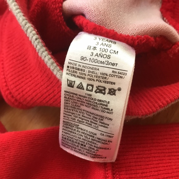 BabyGAP DC Marvel Red Muscle Sweatshirt Size 3 Years - Picture 8 of 8